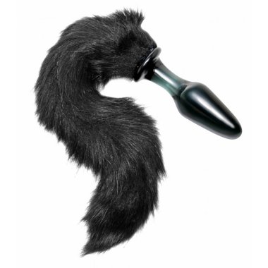 Tailz Midnight Fox Tail Plug - Glass