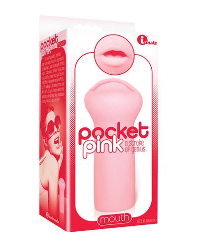 The 9\'s Pocket Pink Mini Mouth Masturbator