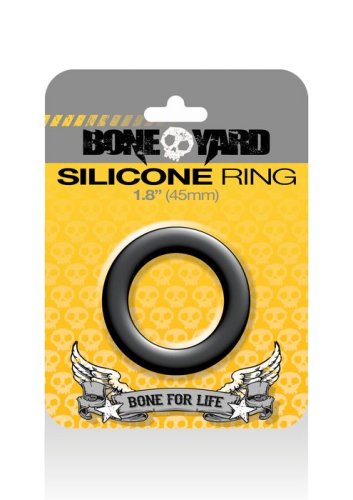 BONEYARD SILICONE RING 45MM BLACK