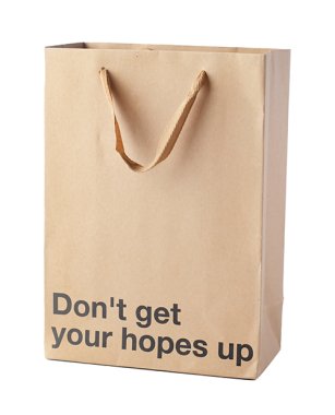 Don't Get Your Hopes Up Gift Bag - Pack of 3