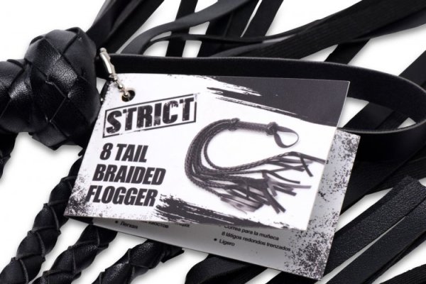 STRICT 8 TAIL BRAIDED FLOGGER