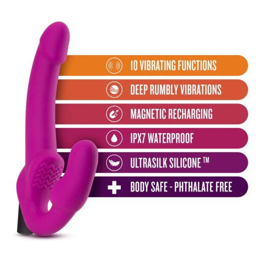 TEMPTASIA ESTELLA STRAPLESS SILICONE DILDO PINK