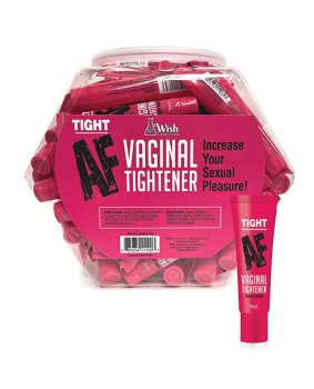 Tight AF Vaginal Tightener Cream 65 Pack Fishbowl - 10ml