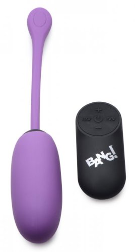 BANG! 28X PLUSH EGG & REMOTE CONTROL PURPLE