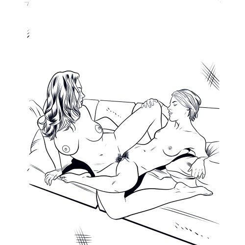 The Lesbian Porn Colouring Book