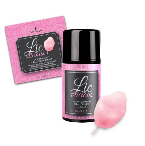 LIC O LICIOUS ORAL DELIGHT CREAM COTTON CANDY 6ML PACKET