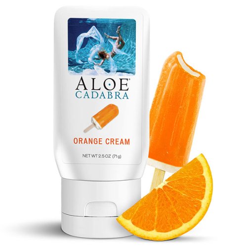 ALOE CADABRA ORGANIC LUBE ORANGE CREAM 2.5 OZ