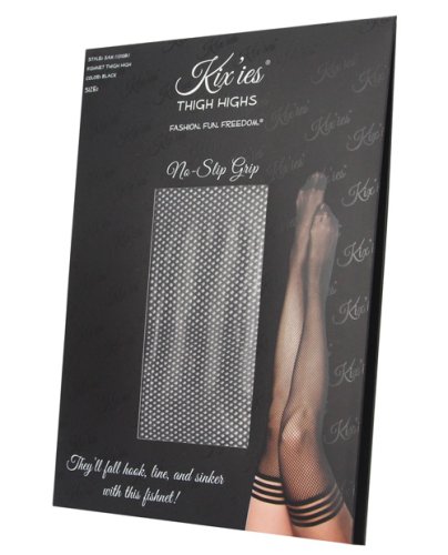 Kix\'ies Sam Fishnet Thigh High Black C