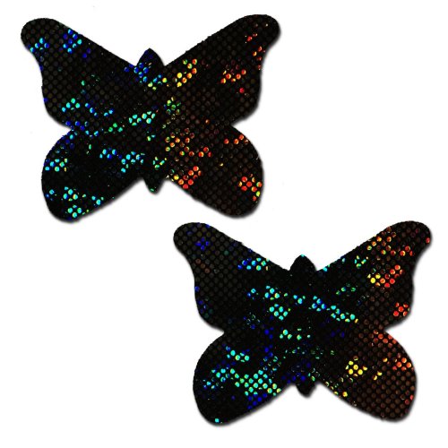 PASTEASE BUTTERFLY SHATTERED DISCO BALL BLACK