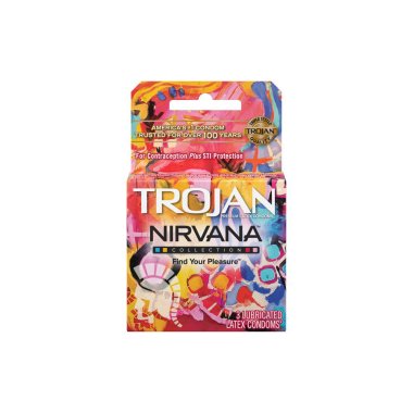 Trojan Nirvana Condoms - 3 pk