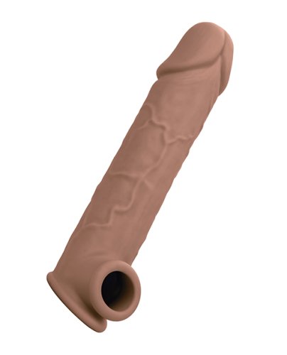 Performance Maxx Life-Like 8\" Penis Extension - Brown