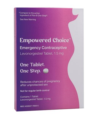 Versea Empowered Choice Emergency Contraception Single Levonorgestrel Pill - 1.5 mg Tablet