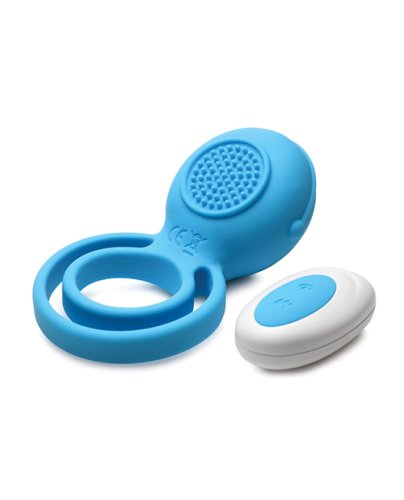 Curve Toys Love Loops Remote Controlled 10X Silicone Cock Ring
