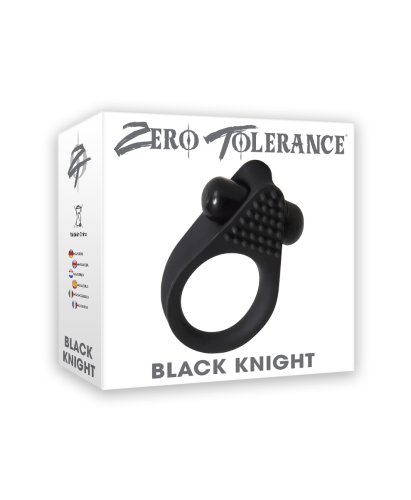 ZERO TOLERANCE BLACK KNIGHT VIBRATING COCK RING