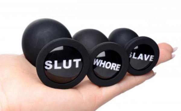 MS Dirty Words Anal Plug Set