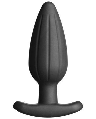 ElectraStim Silicone Noir Rocker Butt Plug - Large