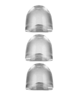 Oxballs Cocksheath Adjustfit Inserts - Pack of 3 Clear