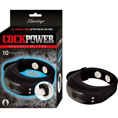 COCKPOWER ADJUSTABLE BELT RING BLACK