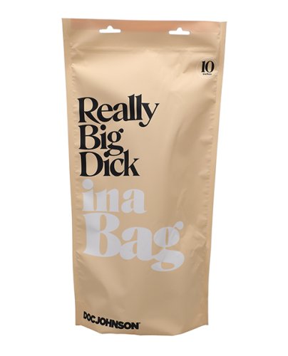 In A Bag 10\" Really Big Dick - Clear