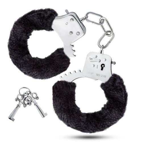 TEMPTASIA FURRY BLACK CUFFS