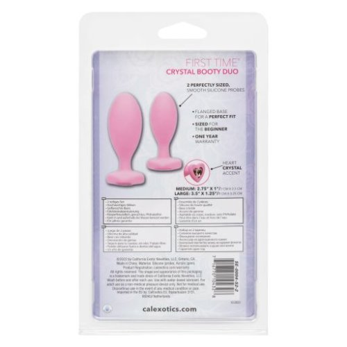 FIRST TIME LOVE CRYSTAL BOOTY DUO PINK