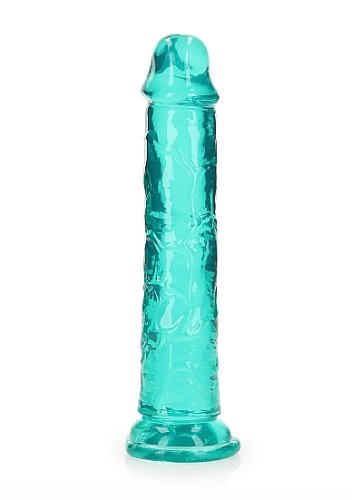 REALROCK STRAIGHT REALISTIC 7 IN DILDO TURQUOISE