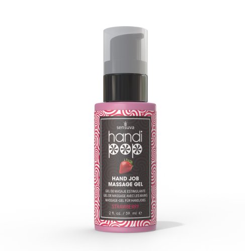 HANDIPOP EDIBLE MASSAGE GEL STRAWBERRY 2 OZ