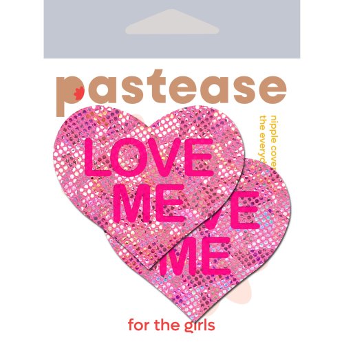 PASTEASE LOVE ME HEART PINK