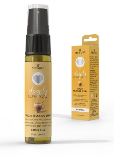 DEEPLY LOVE YOU THROAT SPRAY RELAXING BUTTER RUM 1 FL OZ