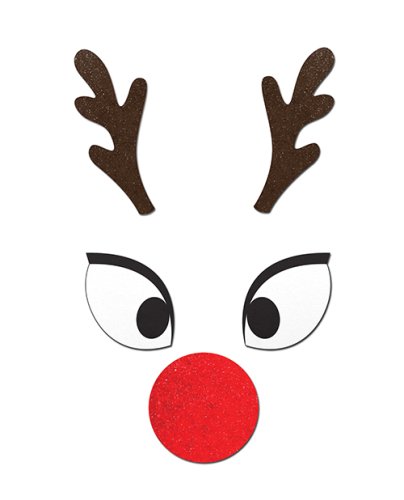 Pastease Premium Holiday Reindeer Boob Kit - Multi O/S