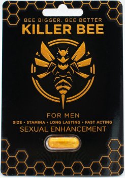 KILLER BEE MALE ENHANCEMENT 24PC DISPLAY (NET)