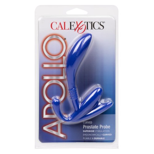 APOLLO CURVED PROSTATE PROBE BLUE