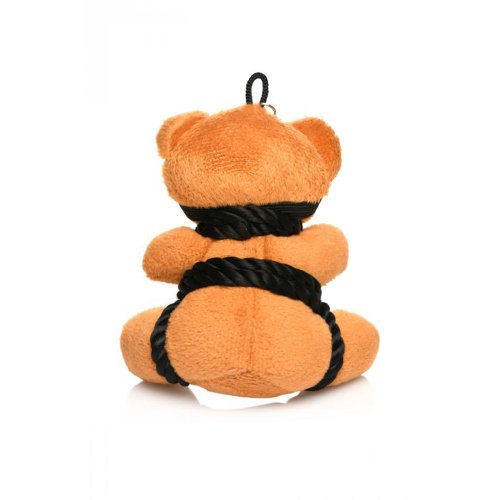 Rope Bondage Teddy Bear Keychain