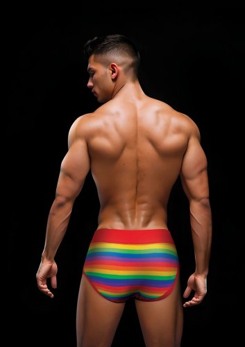 ENVY RAINBOW PRIDE BRIEF RED M/L