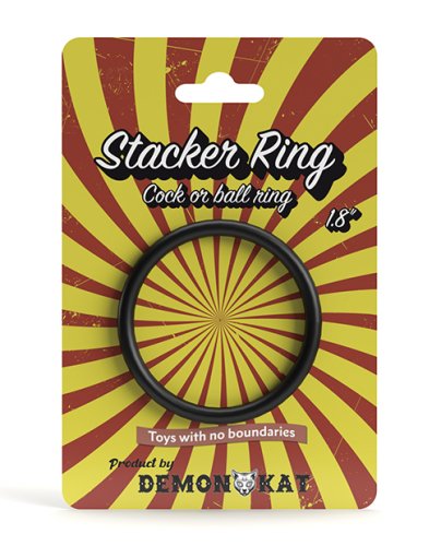 Demon Kat 1.8\' Stacker Ring - Black