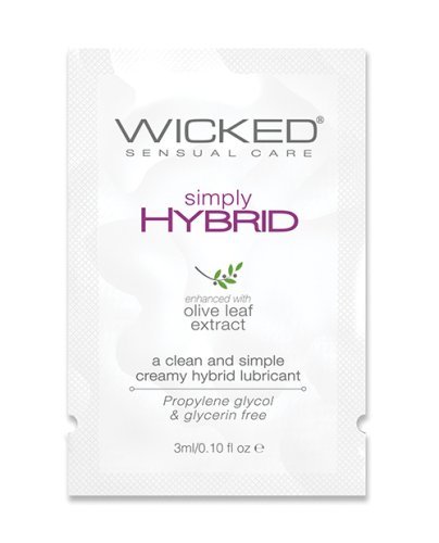Wicked Sensual Care Simply Hybrid Lubricant - .1 oz