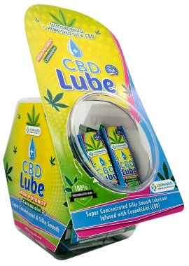 420 HEALTH CBD LUBE SAMPLE PACKET 50PC FISH BOWL