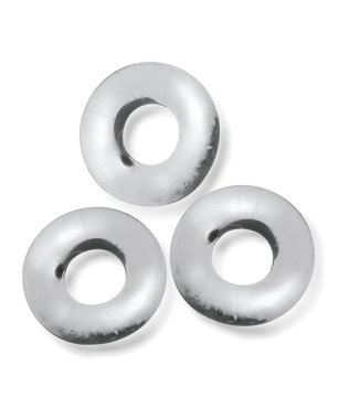 Oxballs Fat Willy 3 Pack Jumbo Cock Rings - Clear