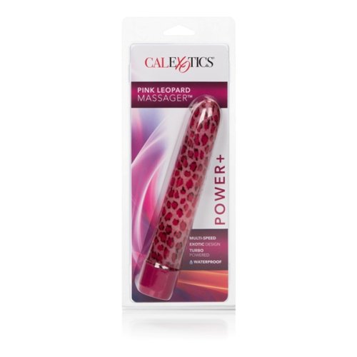 PINK LEOPARD MASSAGER 6.5 IN