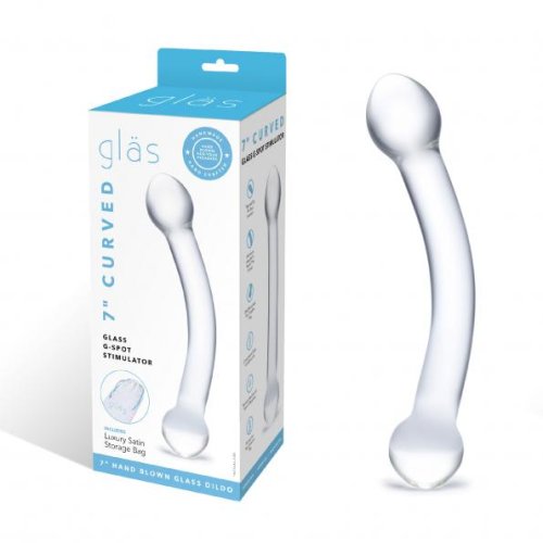 GLAS CURVED GLASS G SPOT STIMULATOR 7 \"