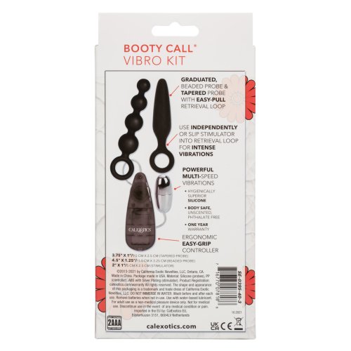 BOOTY CALL BOOTY VIBRO KIT BLACK