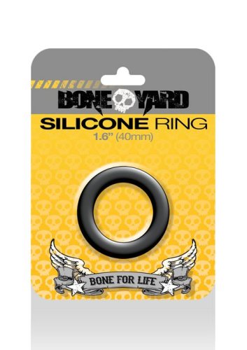 BONEYARD SILICONE RING 40MM BLACK