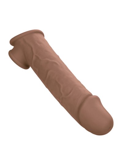 Performance Maxx Life-Like 8\" Penis Extension - Brown