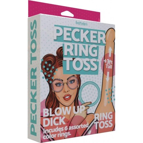 Pecker Ring Toss Inflatable Game 3\' tall