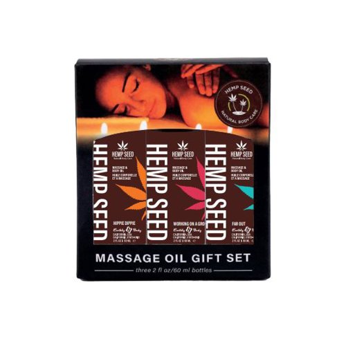 Hemp Seed Summer Massage Oil Trio Set