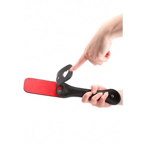 Ouch! Paddle - HEARTS - Black/Red