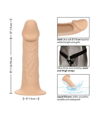 Performance Maxx Life-Like Penis Extension w/Harness - Ivory