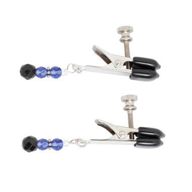 Blue Beaded Clamps - Adj Broad Tip