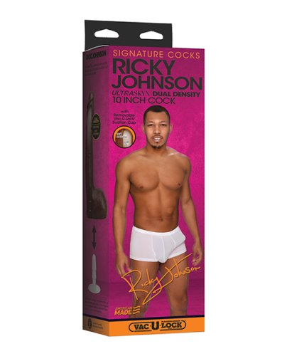 Signature Cocks ULTRASKYN 10\" Cock w/Removable Vac-U-Lock Suction Cup - Ricky Johnson