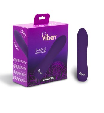 VIBEN VIVACIOUS 10 FUNCTION BULLET VIOLET